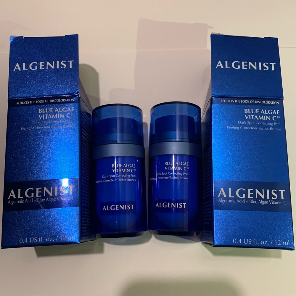 2 X Algenist blue algae correcting peel 12ML